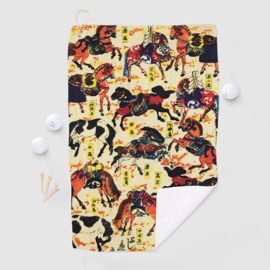 Paarden van Utagawa Kuniyoshi Golfhanddoek (Insitu)