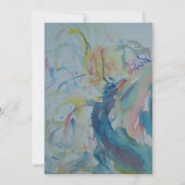 Paarden van vele kleuren bedankkaart (Achterkant)