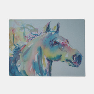 Paarden van vele kleuren deurmat