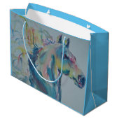 Paarden van vele kleuren groot cadeauzakje (Achterkant Gekanteld)