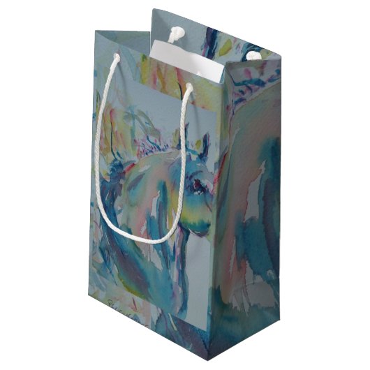 Paarden van vele kleuren klein cadeauzakje (Achterkant Gekanteld)