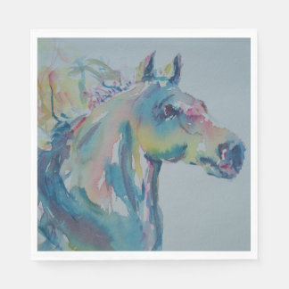 Paarden van vele kleuren servet