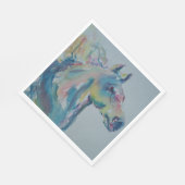 Paarden van vele kleuren servet (Hoek)