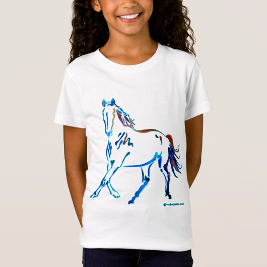 Paarden van vele kleuren t-shirt (Voorkant)