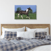 Paarden van verf die lopen 2 canvas afdruk (Insitu (Slaapkamer))