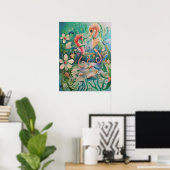 Paarden van zee in Springtime-Poster Poster (Thuiskantoor)