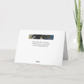 Paarden van zigeuners lopen in het sneeuwWenskaart Kaart (Achterkant)