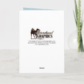 Paarden vechten bij Zee - Inspirerend Kaart (Achterkant)