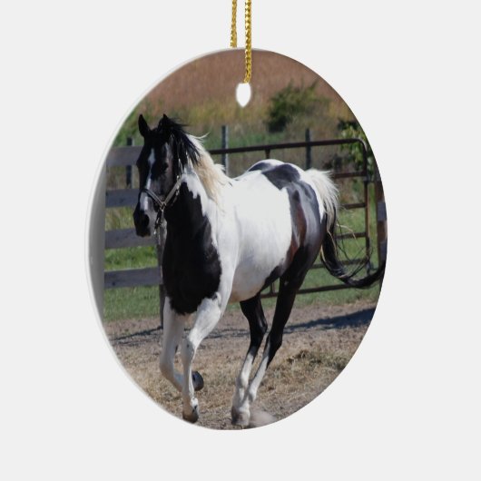 Paarden/verf Keramisch Ornament (Rechts)