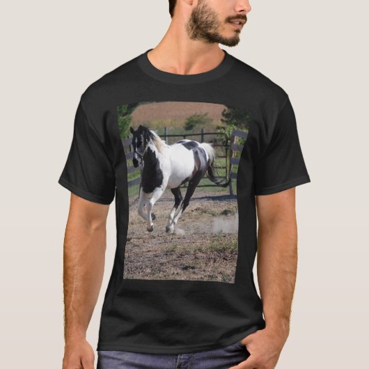 Paarden/verf T-shirt (Voorkant)