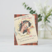 "Paarden" verjaardag Briefkaart (Staand voorkant)