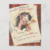  "Paarden" verjaardag Briefkaart (Voorkant)