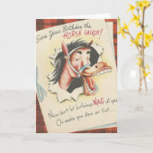 "Paarden" verjaardag Kaart (Gele Bloem)