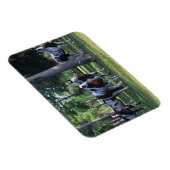 Paarden verven in de bomen magneet (Rechterzijde)