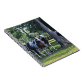 Paarden verven in de bomen notitieboek (Rechterzijde)
