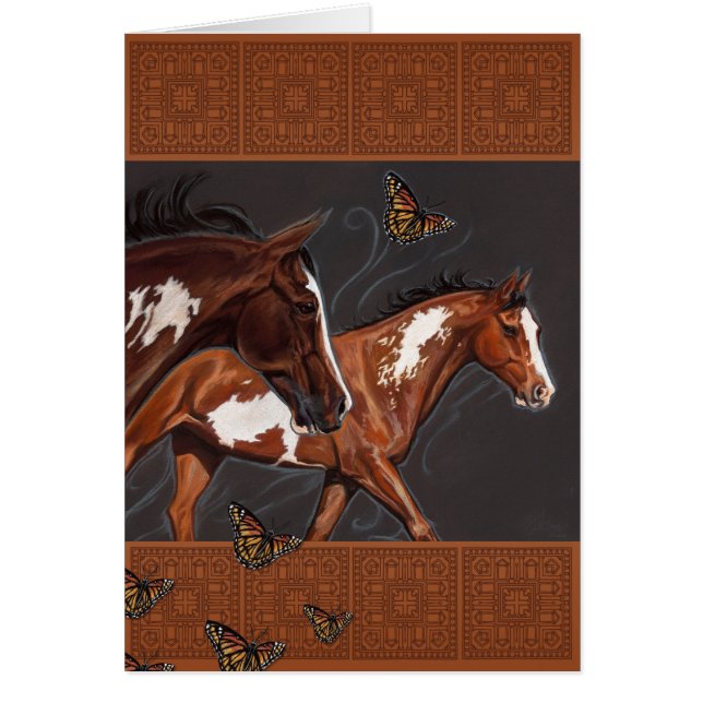 Paarden verven met een grenzeloze gordel (Voorkant)