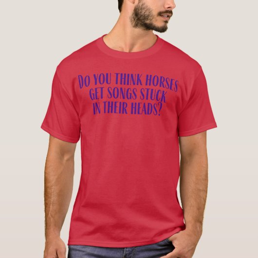 Paarden vintage retro t-shirt (Voorkant)