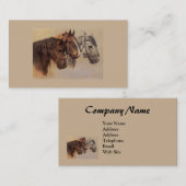Paarden Visitekaartje (Voorkant / Achterkant)