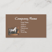 Paarden  Visitekaartje (Achterkant)