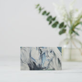 Paarden Visitekaartje met volledige verzadiging (Staand voorkant)