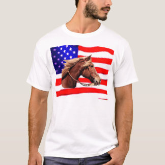 Paarden/vlag T-shirt