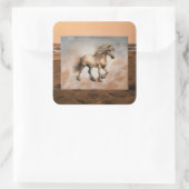 Paarden Vleugels Sticker (Tas)
