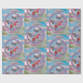 Paarden vliegen cadeaupapier