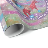 Paarden vliegen cadeaupapier (Rol Hoek)