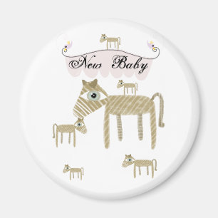 Paarden vogels carrousel etsy nieuwe baby magneet