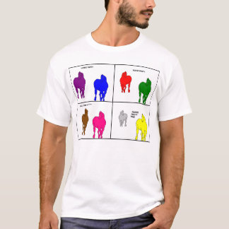 Paarden voor andere kleuren t-shirt