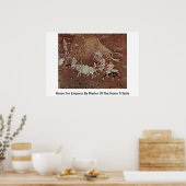 Paarden voor keizer door de kapitein van het paard poster (Keuken)