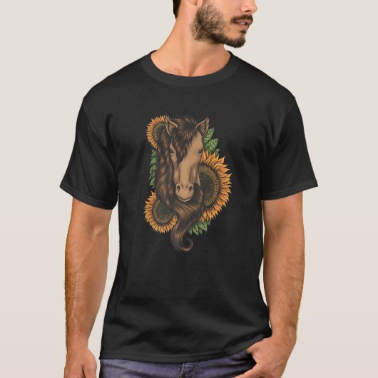 Paarden voor paardenraces met paardenrennen t-shirt (Voorkant)