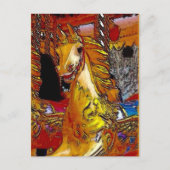 Paarden voor vliegvelden briefkaart (Voorkant)