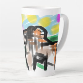 Paarden vreugde latte mok