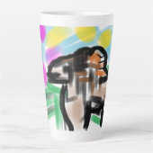 Paarden vreugde latte mok (Voorkant)