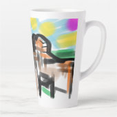 Paarden vreugde latte mok (Rechts)