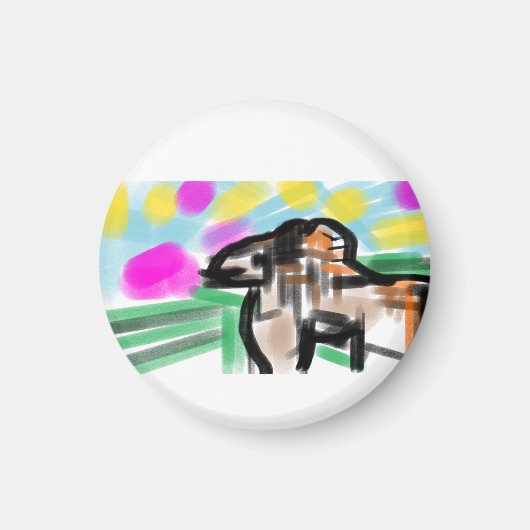 Paarden vreugde magneet (Voorkant)