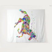 Paarden wandtapijt wandkleed (Voorkant (horizontaal))