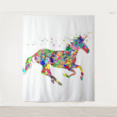 Paarden wandtapijt wandkleed (Voorkant)