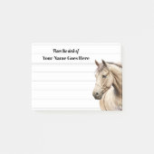 Paarden waterverf westerne binnenste notitie post-it® notes (Voorkant)
