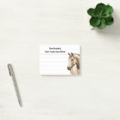 Paarden waterverf westerne binnenste notitie post-it® notes (Kantoor)