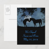 Paarden, we hebben de Briefkaarten van de aankondi (Voorkant / Achterkant)