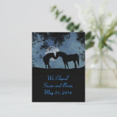 Paarden, we hebben de Briefkaarten van de aankondi (Staand voorkant)