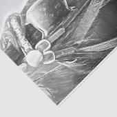 Paarden Western Rustisch zwart en witte  kunst Tissuepapier (Detail)