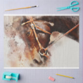 Paarden Westerne ontkoppelingskunst Tissuepapier (Craft)