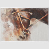 Paarden Westerne ontkoppelingskunst Tissuepapier (Voorkant)