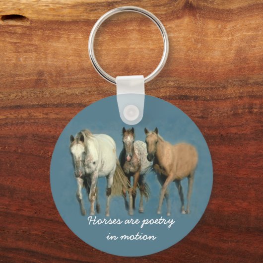 Paarden Wild en Wonderful Sleutelhanger (Voorkant)