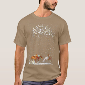 Paarden: Winterbossneeuw T-shirt