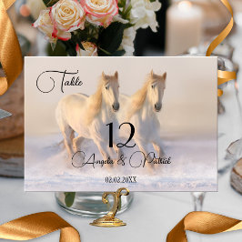 Paarden Winterweddenschapenkaart Kaart