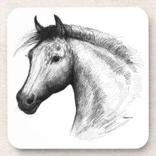 Paarden: wit bier onderzetter